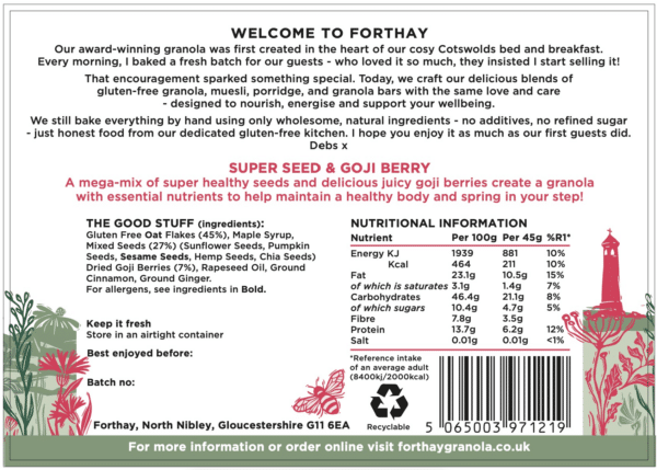 Super Seed & Goji Berry Granola - Image 2