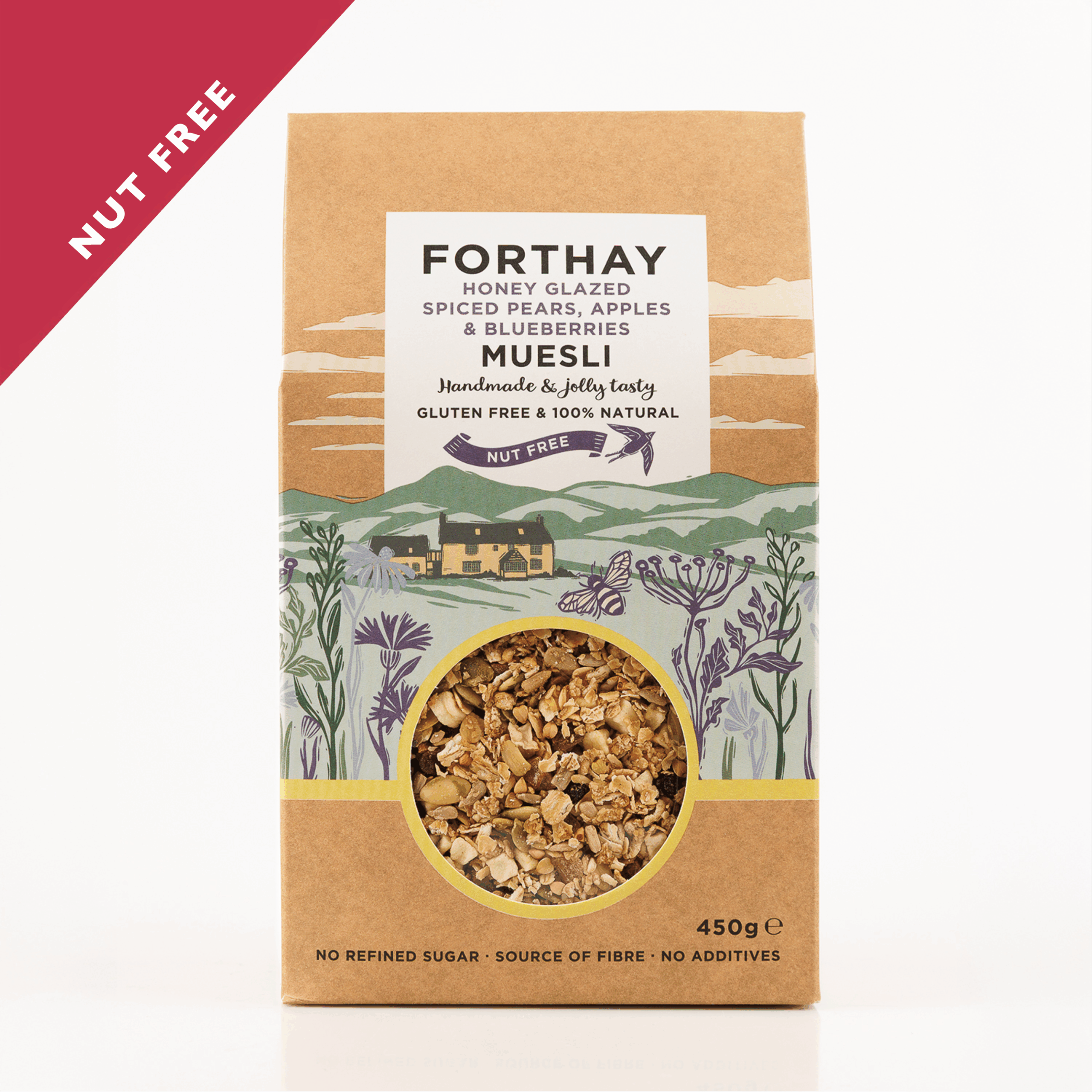Luxury Muesli - Honey Glazed Spiced Pear, Apple & Blueberry
