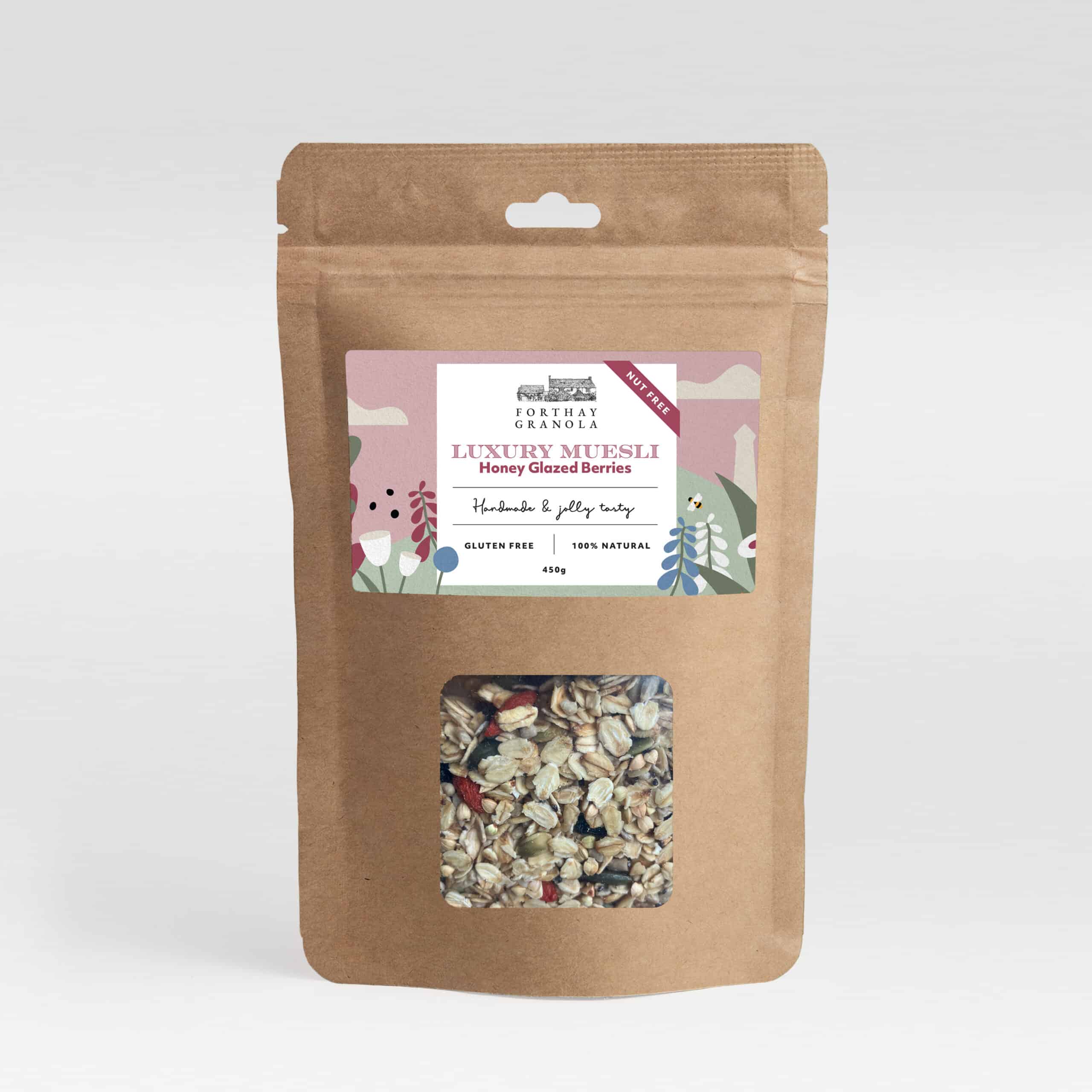 Honey Glazed Berry Muesli - Forthay Granola