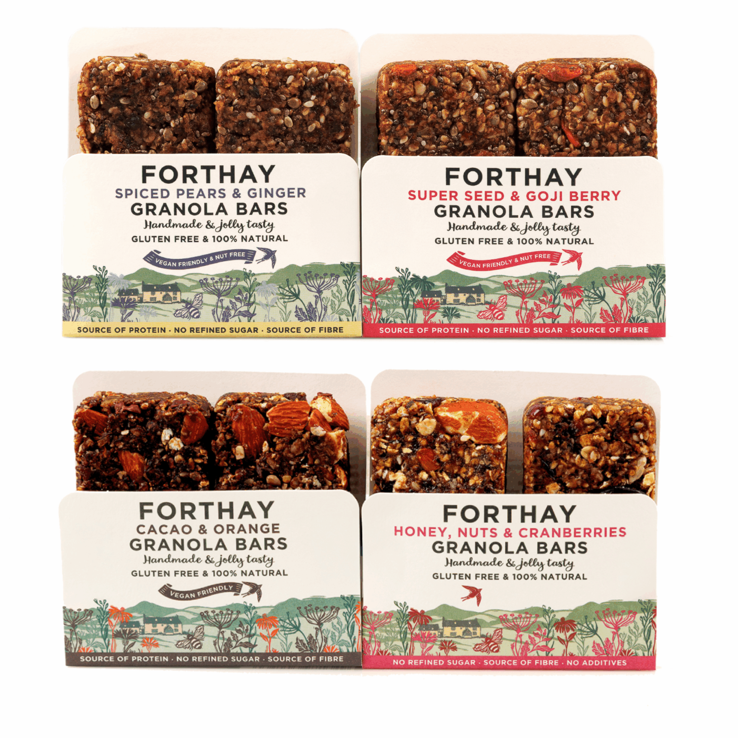 Granola Bar Selection (4 x 120g packs)